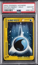 2002 POKEMON JPN MCDONALD'S WATER ENERGY-HOLO PSA 10 - Image 2