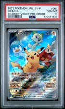 2022 POKEMON JPN SV PROMO SCARLET & VIOLET PRE-ORDER #001 PIKACHU PSA 10 - Image 2