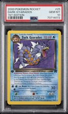 2000 POKEMON ROCKET 1ST ED #25 DARK GYARADOS PSA 10 - Image 2