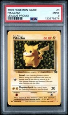 1999 POKEMON LEAGUE PROMO #1 PIKACHU PSA 9 - Image 2