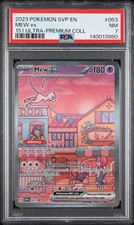 2023 POKEMON SVP EN-SV BLACK STAR PROMO 151 ULTRA-PREM COLL #053 MEW EX PSA 7 - Image 2
