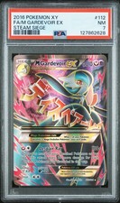 2016 POKEMON XY STEAM SIEGE #112 FULL ART/M GARDEVOIR EX PSA 7 - Image 2